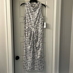 * Sale Price* NWT from Nordstrom Rack. Black and white geometric print dress.